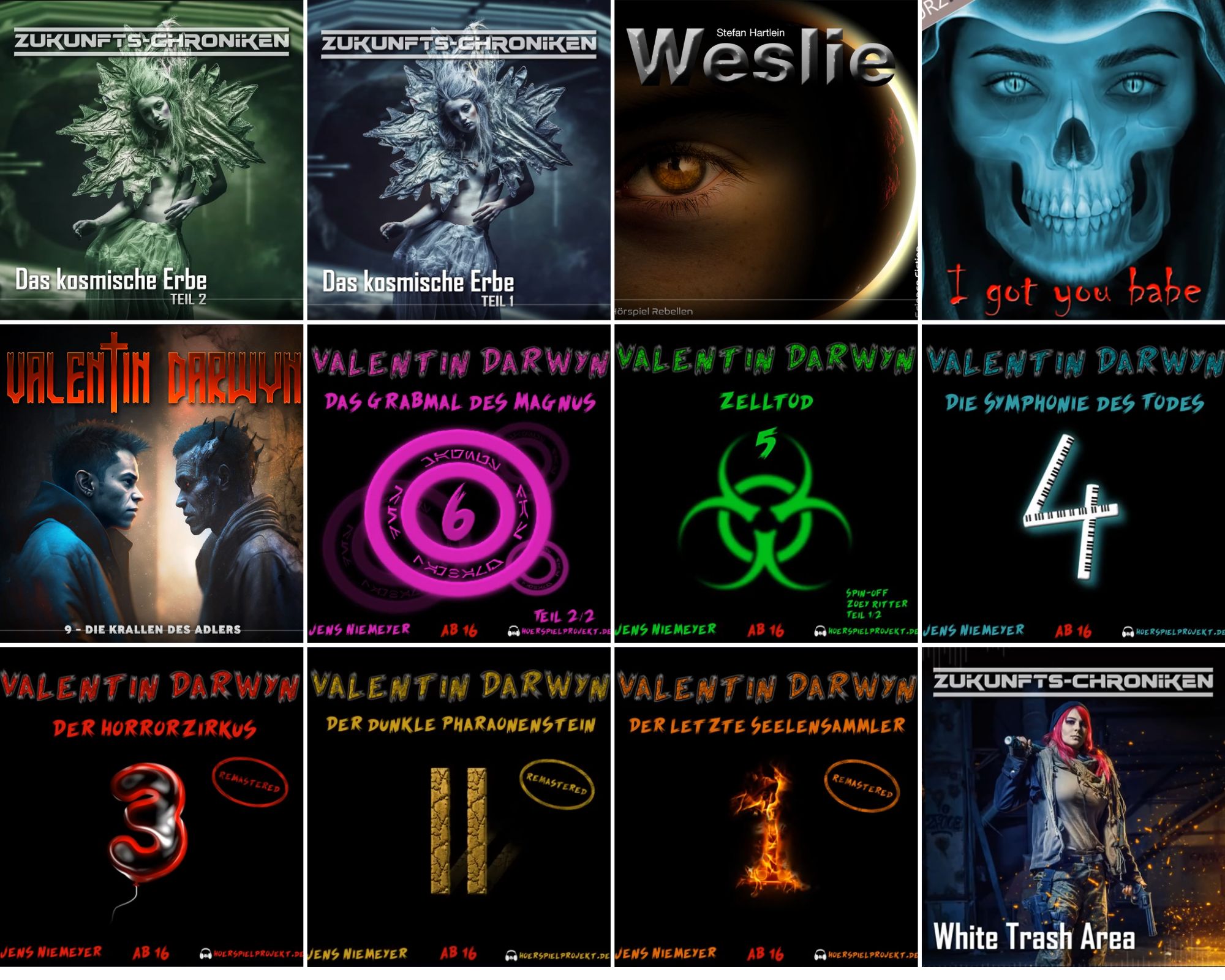 Hörspiel-Cover Collage 1