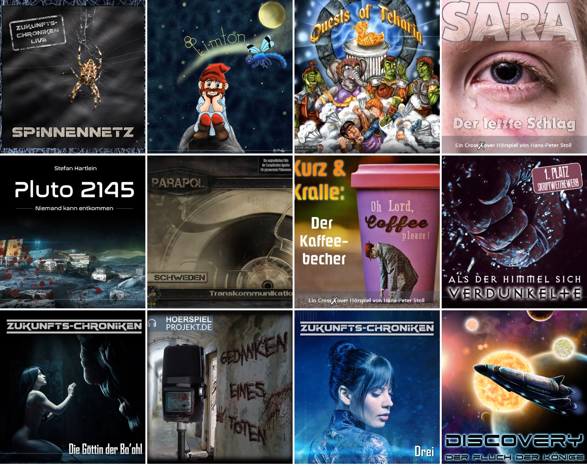 Hörspiel-Cover Collage 3