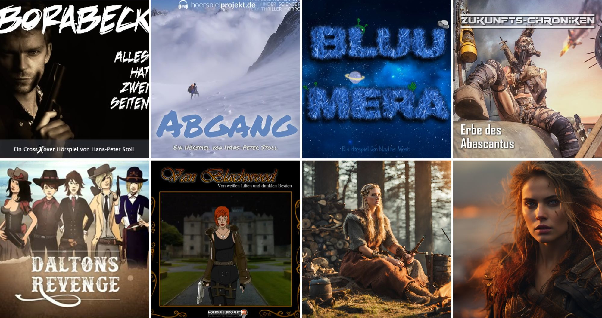 Hörspiel-Cover Collage 2